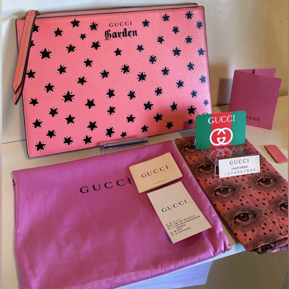 GUCCI Garden Eye Clutch Excellent condition very rare and limited edition - Picture 3 of 10